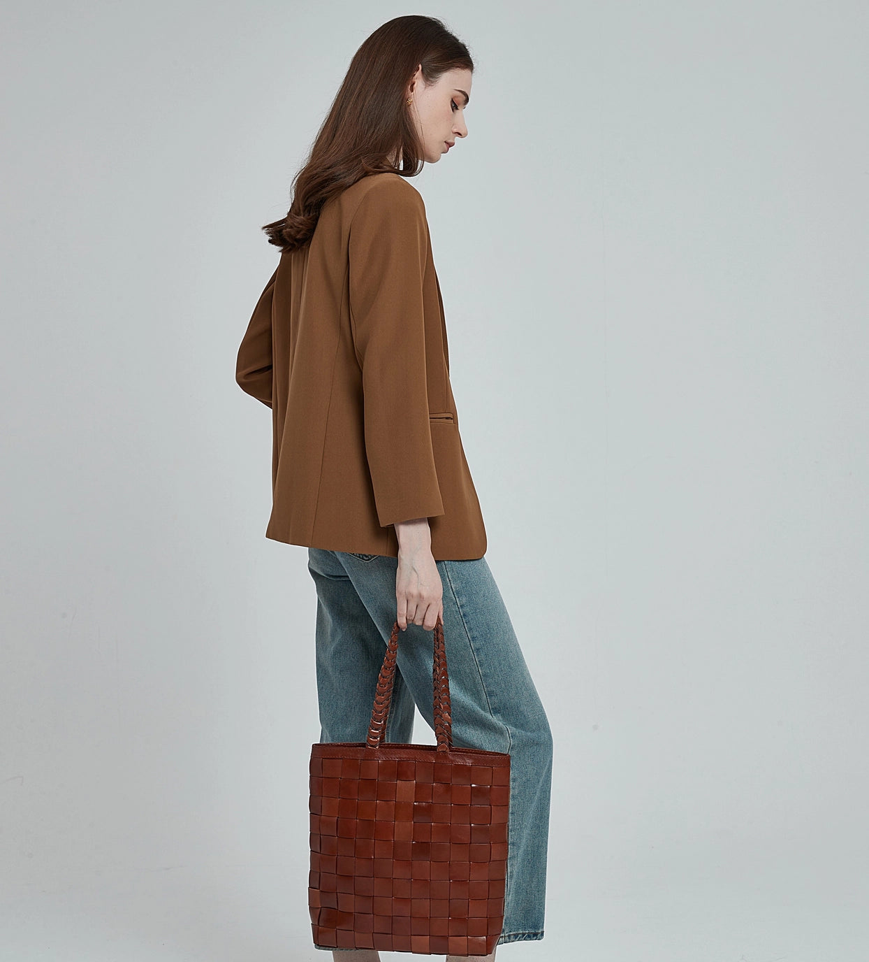 BAILEY RECYCLED LEATHER TOTE
